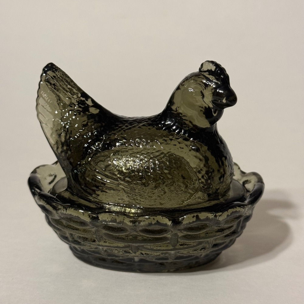 Vintage Mini Smoke Limited Run Rosso Hen on Nest